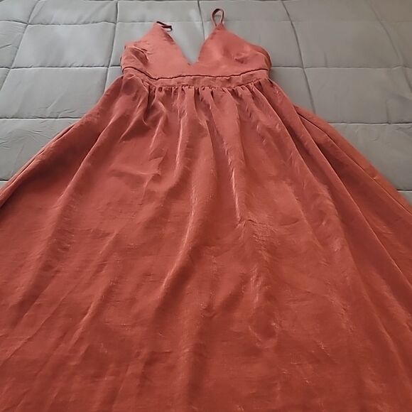 FiveSeventyFive Charmeuse V-neck Maxi Dress - Picture 13 of 14